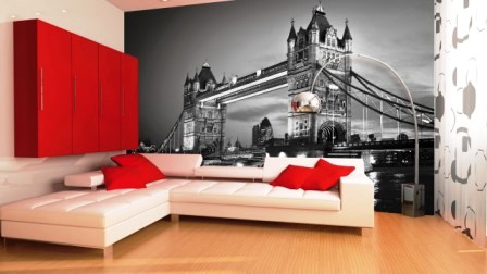 черно-белые фотообои