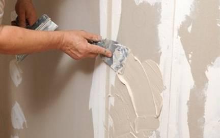 шпаклевка гипсокартона под обои